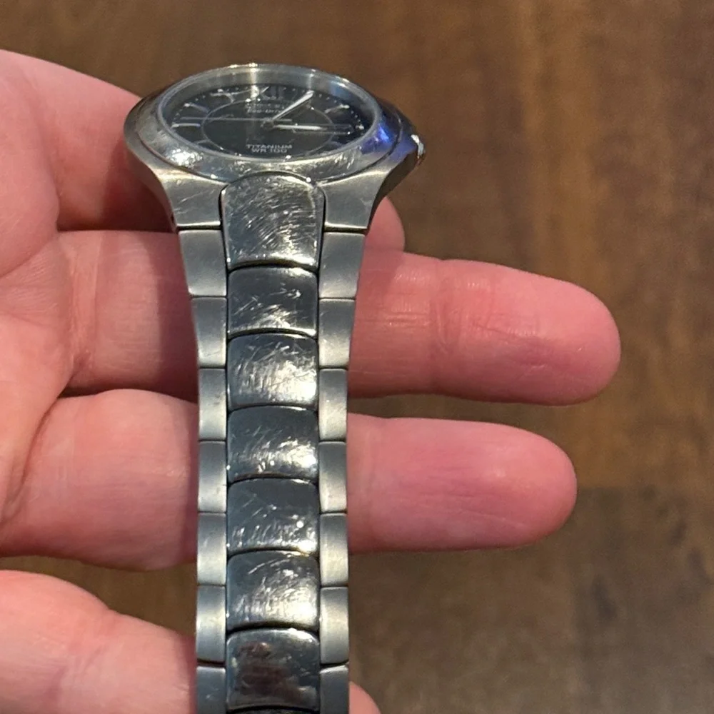 Citizen Eco-Drive Titanium WR100 Men’s Watch